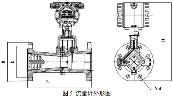 氦氣流量計(jì)外形圖